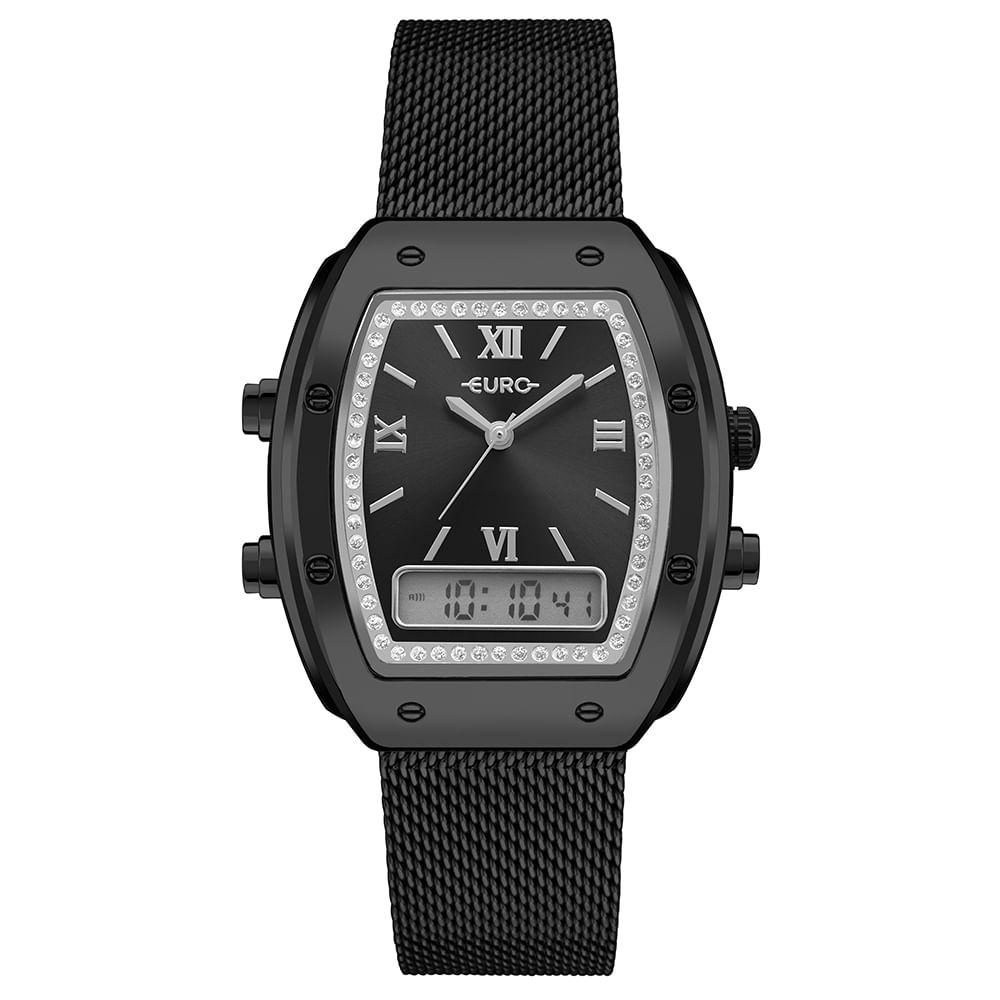Relógio Euro Feminino Fashion Fit Sporty Preto - EUW20101AC/4P - 1