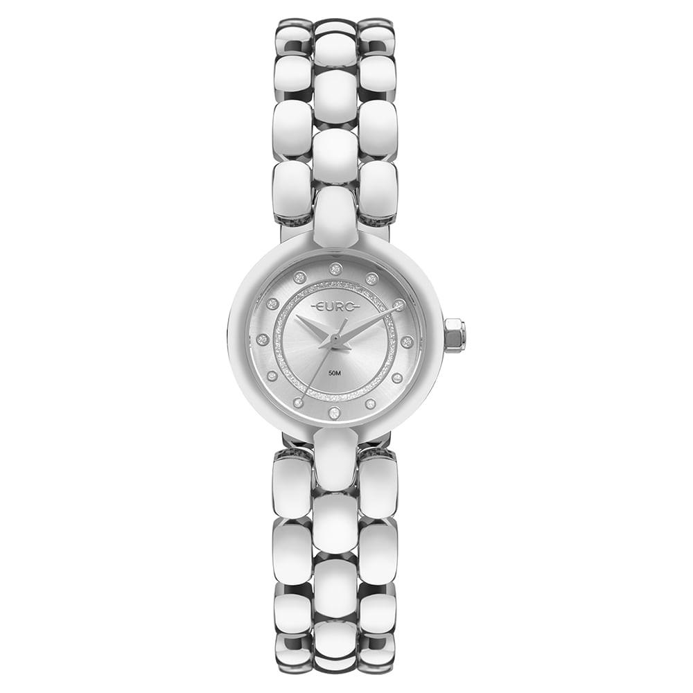Relógio Euro Feminino Mini Lux Prata - EU2036YWB/4K - 1