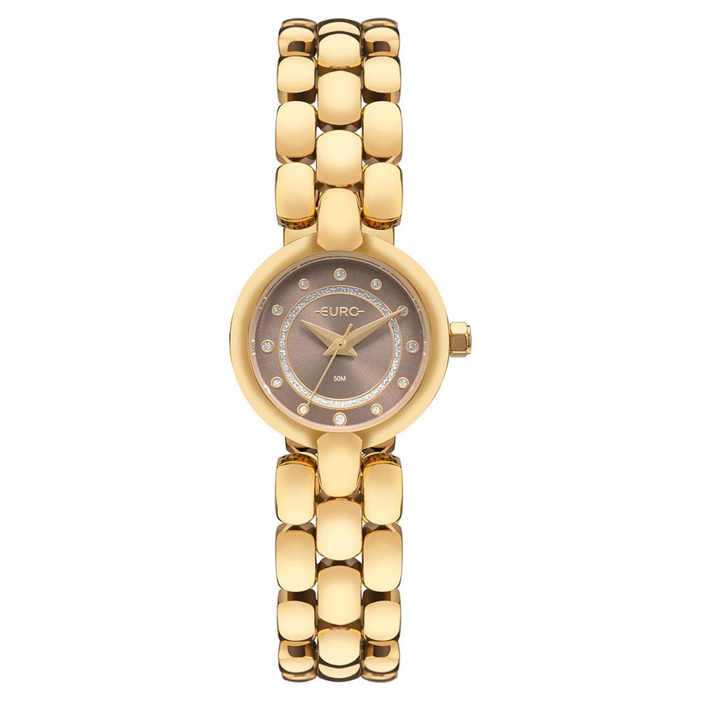 Relógio Euro Feminino Mini Lux Dourado - EU2036YWC/4M - 1