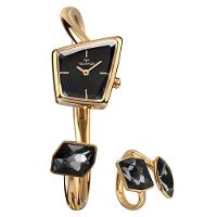 Kit Technos Feminino Crystal Dourado - VX10AA/K1P - 1