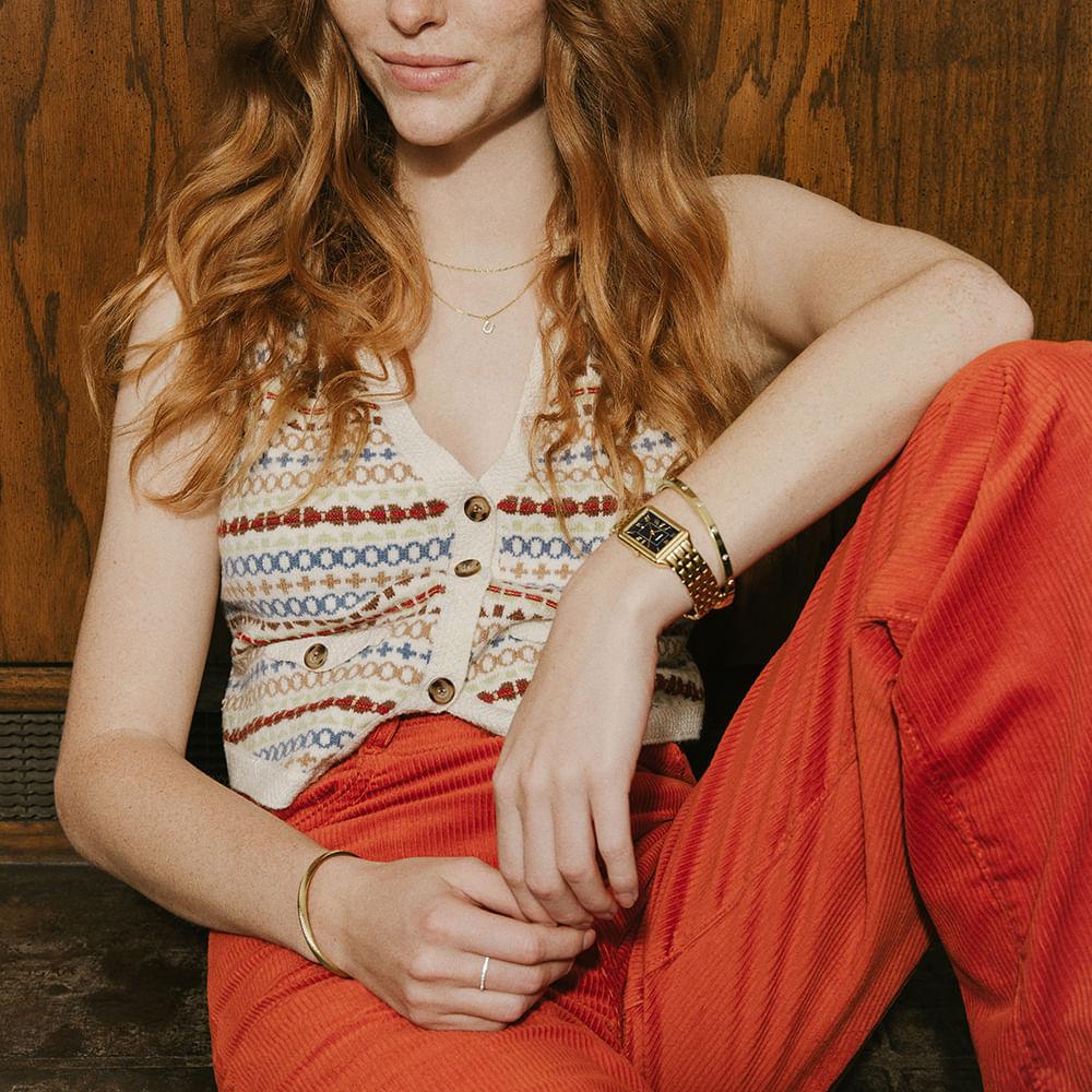 Relógio Fossil Feminino Raquel Dourado - ES5434/1PN - 10