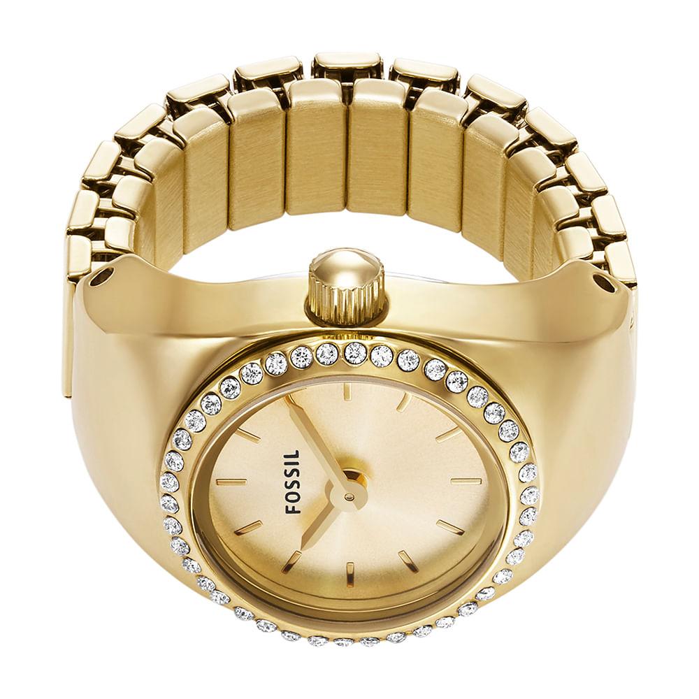 Relógio Fossil Feminino Watch Ring Dourado - ES5319/1DN - 3