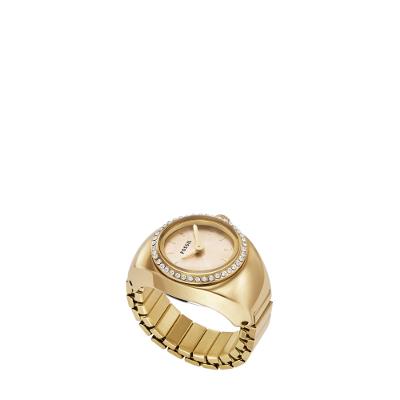 Relógio Anel Fossil Feminino Dourado - ES5319/1DN
