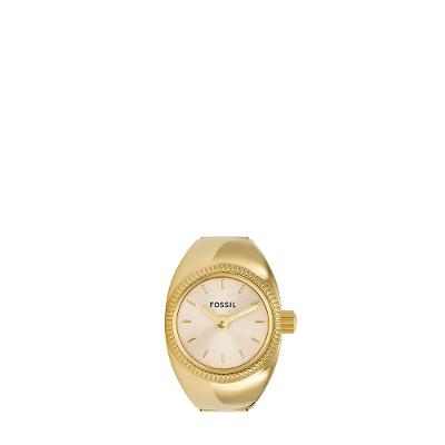 Relógio Anel Fossil Feminino Dourado - ES5246/1DN