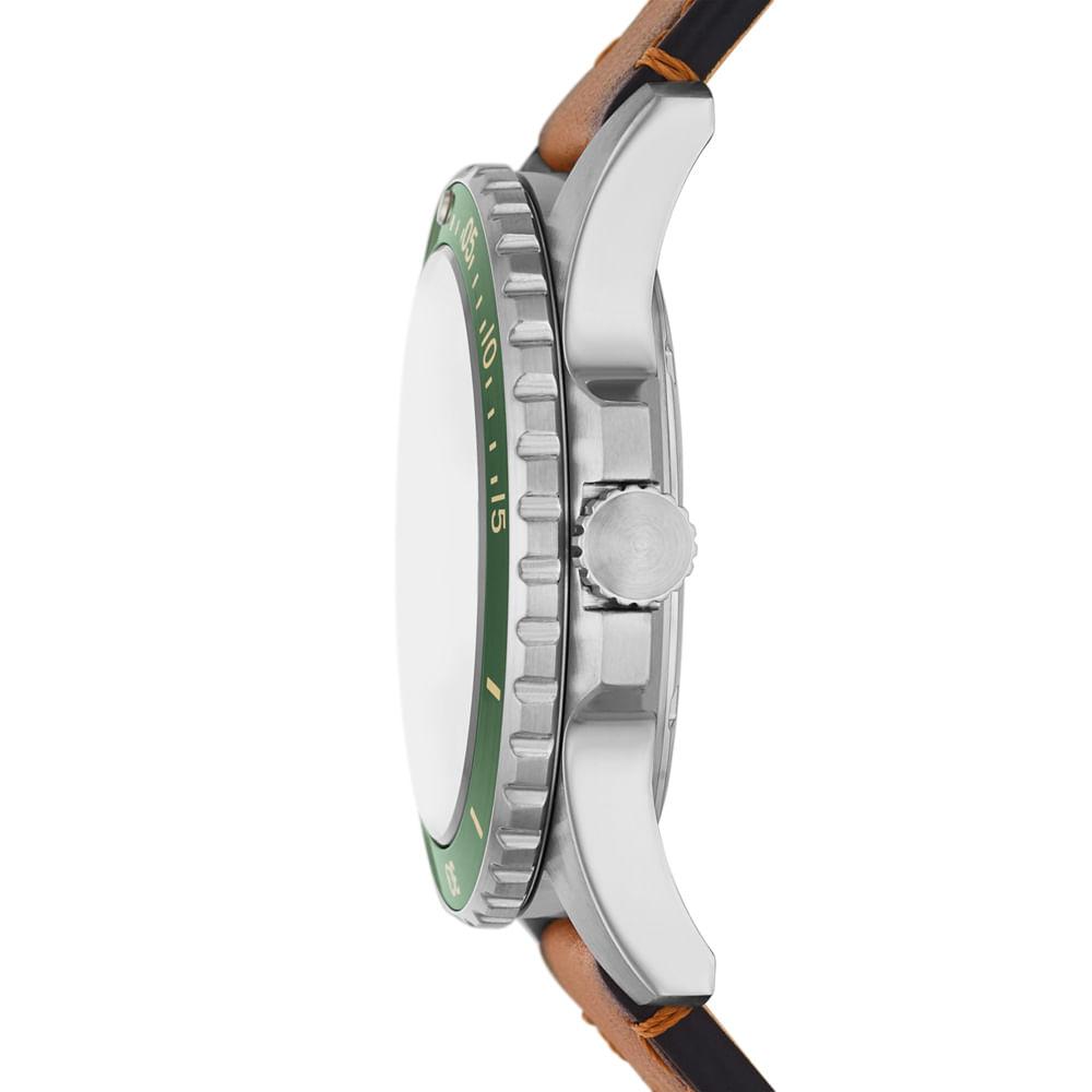 Relógio Fossil Masculino Fossil Blue Prata - FS5946/0VN - 2