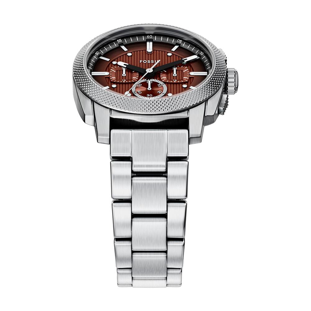 Relógio Fossil Masculino Machine Prata - FS6144/1MN - 2