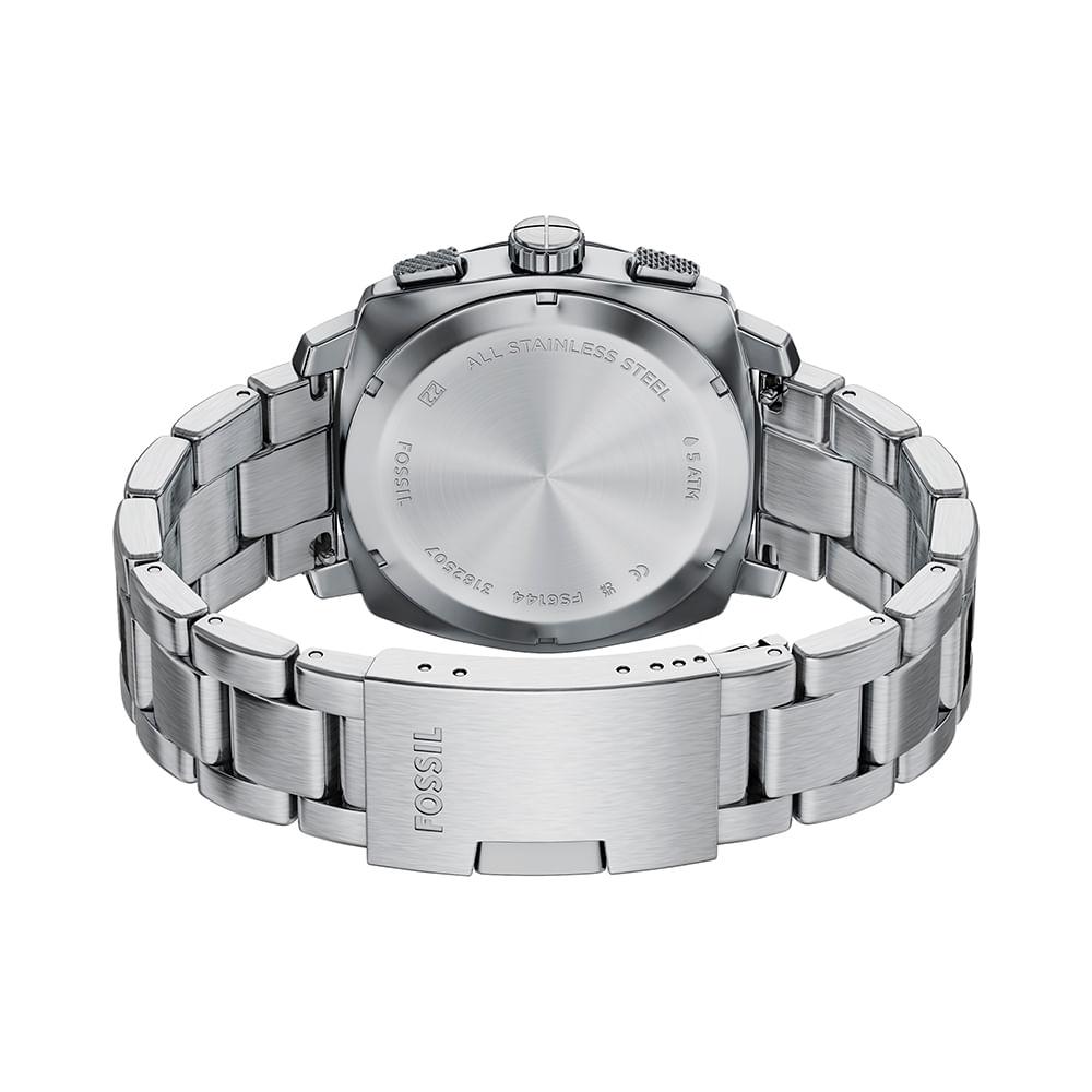 Relógio Fossil Masculino Machine Prata - FS6144/1MN - 6
