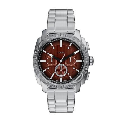 Relógio Fossil Masculino Machine Prata - FS6144/1MN