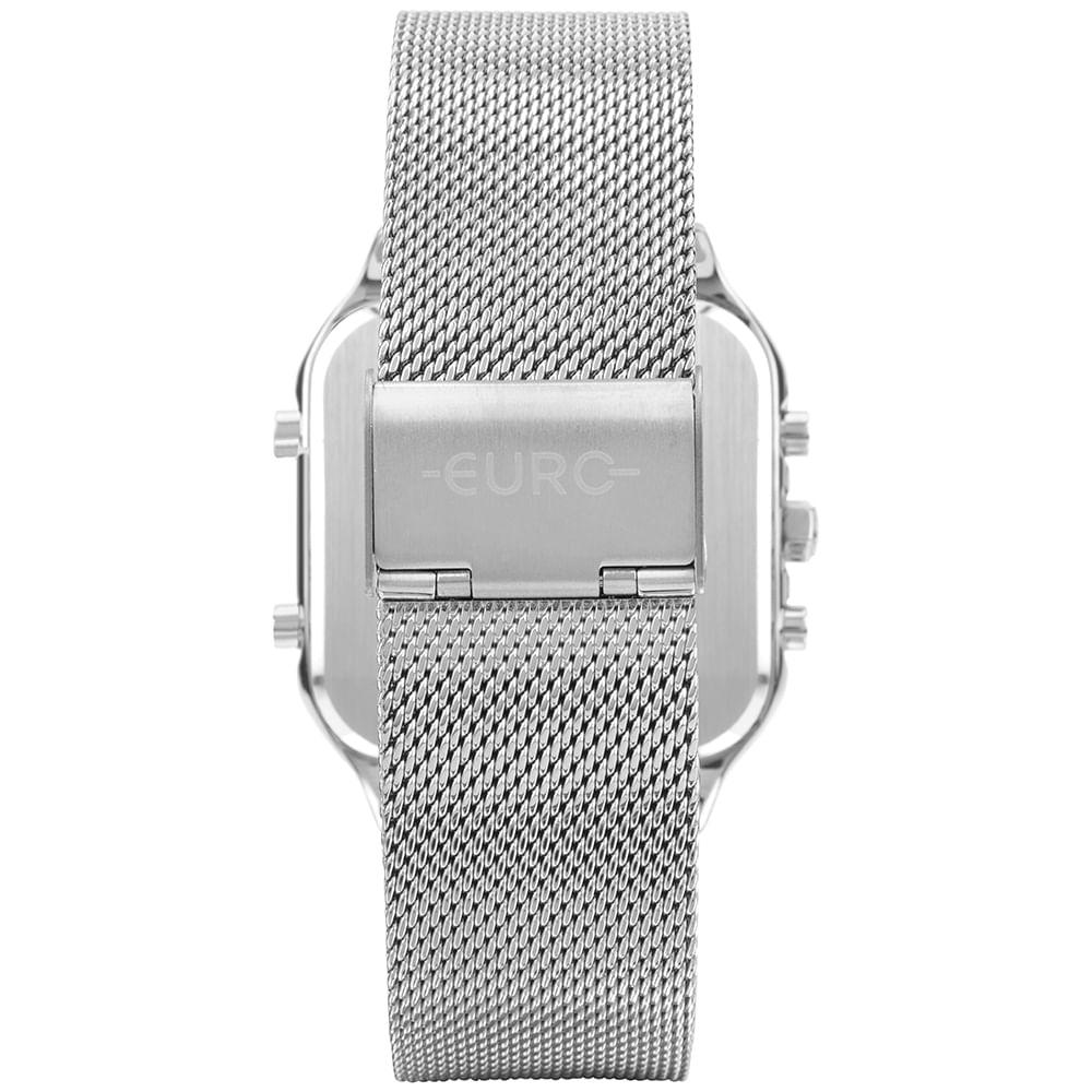 Relógio Euro Feminino Fashion Fit Sporty Prata - EUBJ3890ABF/4K - 3