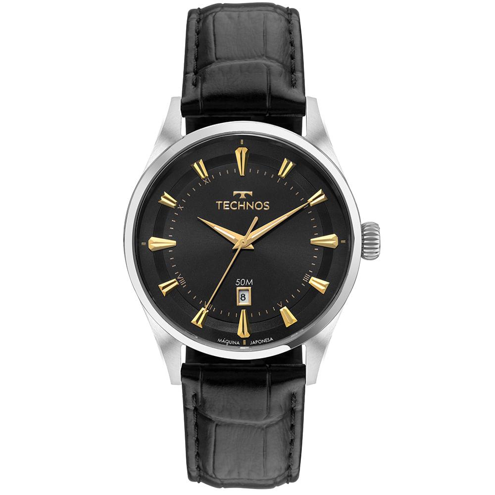 Relógio Technos Masculino Executive Prata - 2115UAO/0P - 1