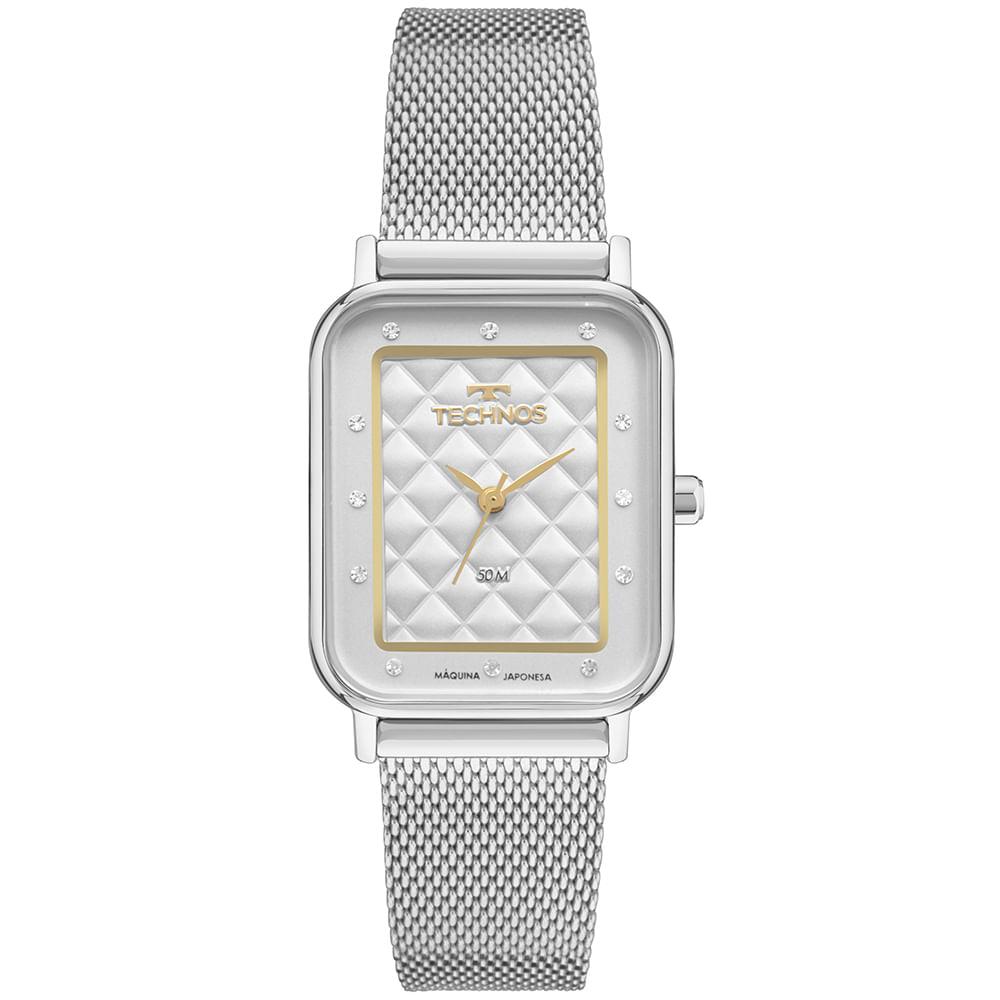Relógio Technos Feminino Brilho Prata - 2035NEN/1K - 1