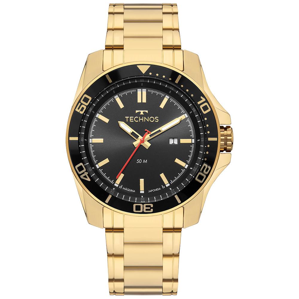 Relógio Technos Masculino Racer Premium Dourado - 2117LFU/1P - 1