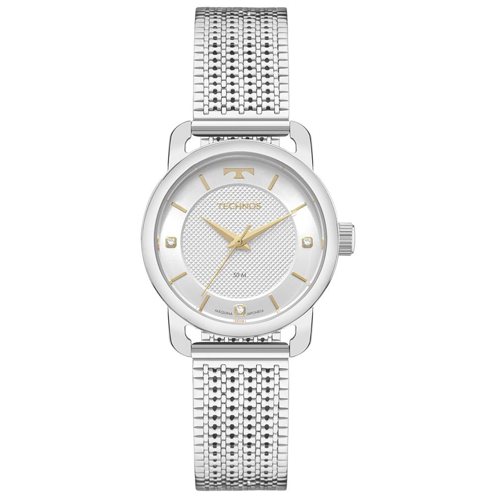 Relógio Technos Feminino Style Prata - 2036NBW/1K - 1