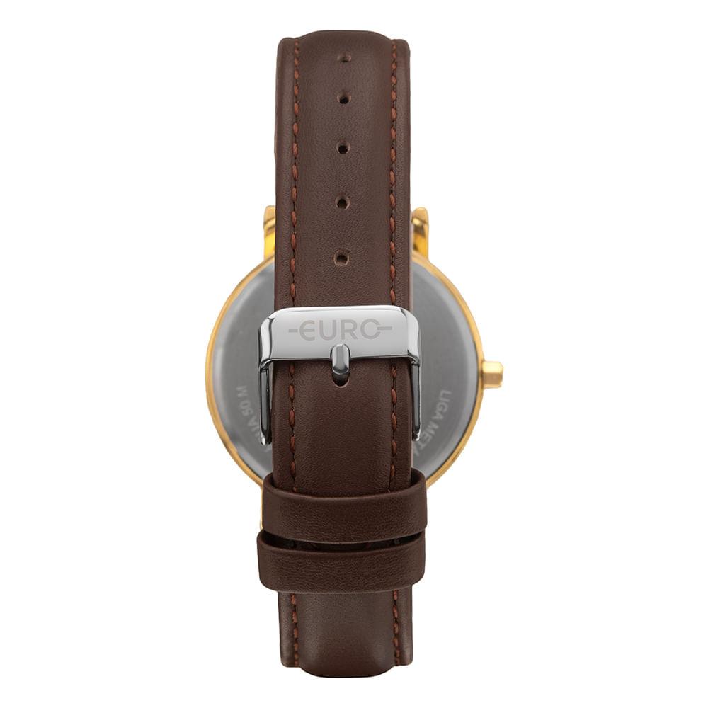 Relógio Euro Feminino Multiglow Dourado - EU6P27AD/3A - 3