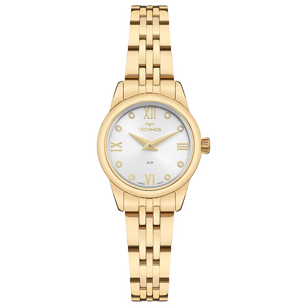 Relógio Technos Feminino Mini Dourado - 2025LUS/1K - 1