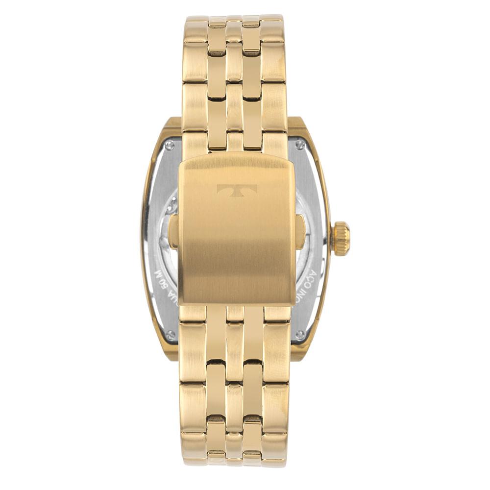 Relógio Technos Masculino Automatico Dourado - G3265AY/1C - 3