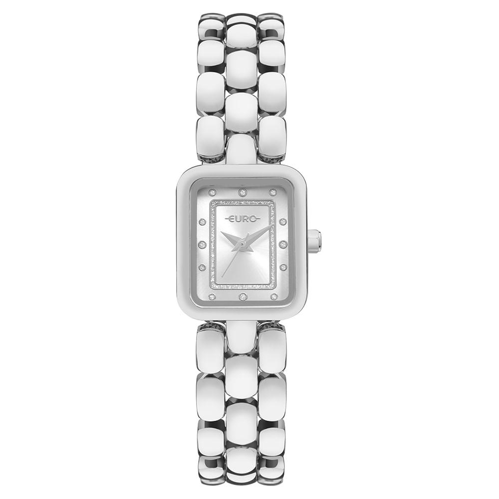 Relógio Euro Feminino Mini Lux Prata - EU2036YWD/4C - 1