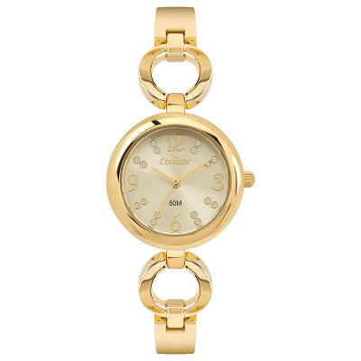 Relógio Condor Feminino Bracelete Dourado - CO2035NUM/5X