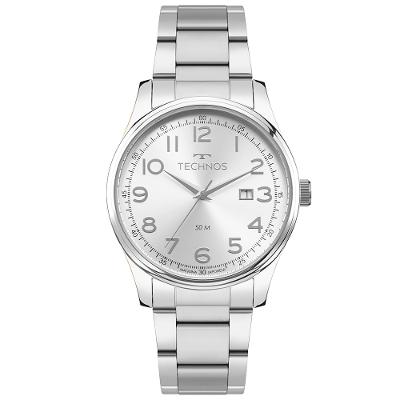 Relógio Technos Masculino Steel Prata - 2115UCH/1K