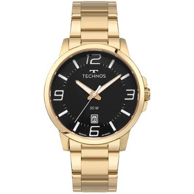 Relógio Technos Masculino Racer Basico Dourado - 2315LBB/1P