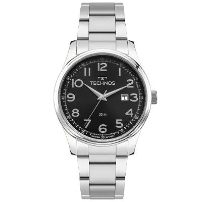 Relógio Technos Masculino Steel Prata - 2115UCH/1P