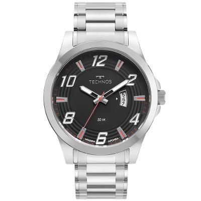 Relógio Technos Masculino Racer Basico Prata - 2115NAG/1P