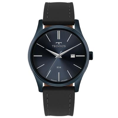 Relógio Technos Masculino Steel Azul - 2115UBV/0A