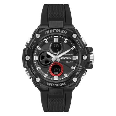 Relógio Mormaii Masculino Force Preto - MO8320AAR/8P