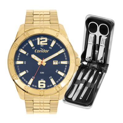 Kit Condor Masculino Drive Dourado - CO2115NCG/K4A