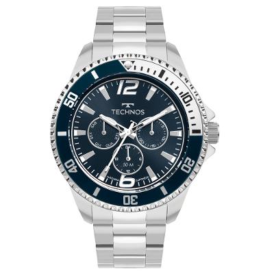 Relógio Technos Masculino Racer Premium Prata - 6P29AMO/1A