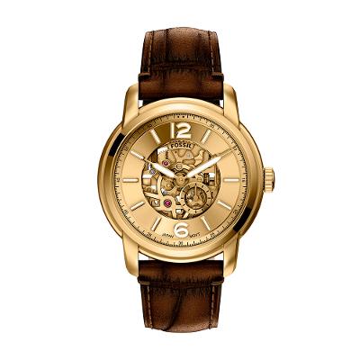 Relógio Fossil Masculino Heritage Dourado - ME3279/0DN