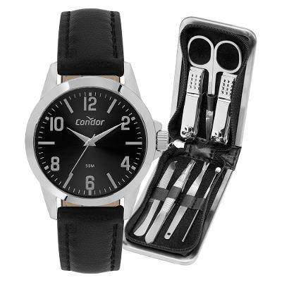 Kit Relógio Condor Masculino Dia A Dia Prata - CO2035OBP/K3K