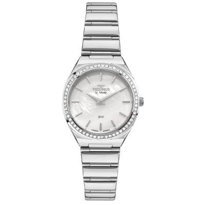 Relógio Technos Feminino St.moritz Prata - 2025LVC/1K