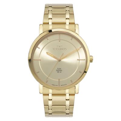 Relógio Technos Masculino Slim Dourado - GL32BZ/1X