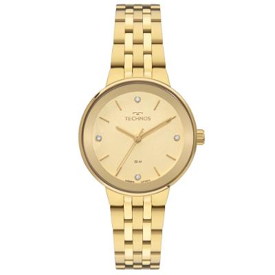 Relógio Technos Feminino Brilho Dourado - 2035NFM/1X