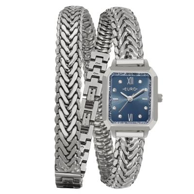 Relógio Euro Feminino Mini Lux Prata - EU2035ZBB/5A