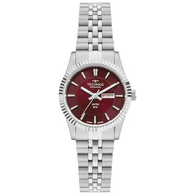 Relógio Technos Feminino Automático Riviera Prata - 6T51AE/1R