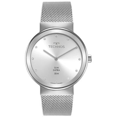 Relógio Technos Feminino Slim Prata - GL22AZ/1K