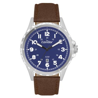 Relógio Condor Masculino Militar Prata - CO2115NCY/5K