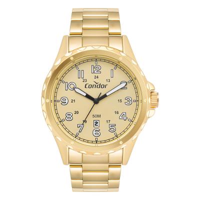 Relógio Condor Masculino Militar Dourado - CO2115NCV/4D