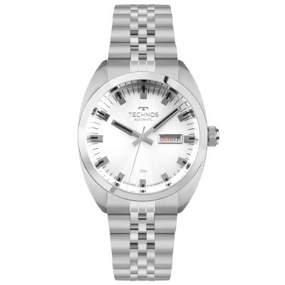 Relógio Technos Masculino Automático 1958 Prata - 8205OO/1K