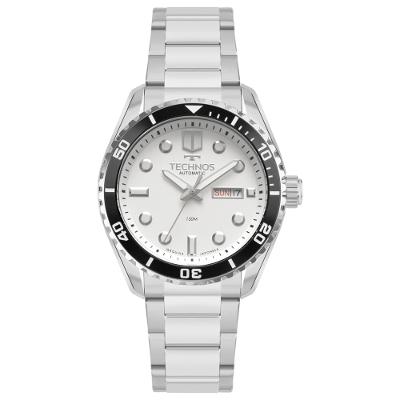 Relógio Technos Masculino Automático Diver Prata - 8205PH/1B