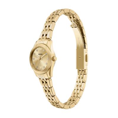 Relógio Fossil Feminino Scarlette Dourado - ES5474/1DN