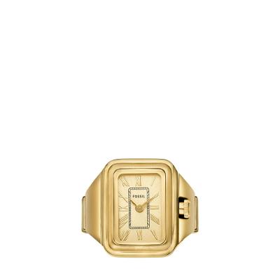 Relógio Anel Raquel Feminino Dourado - ES5343/1DN