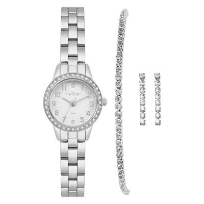 Kit Relógio Condor Feminino Mini Prata - CO2035OBE/K4K