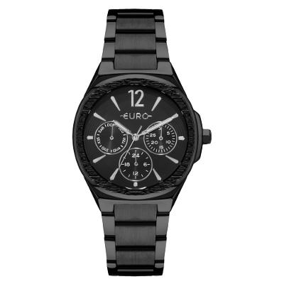 Relógio Euro Feminino Multiglow Preto - EU6P79AH/4F