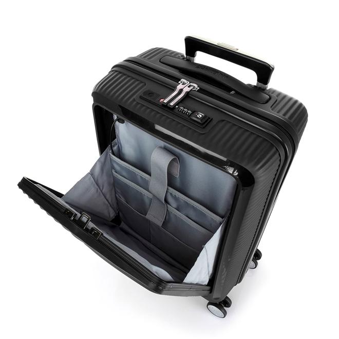 Mala American Tourister Curio Open Front Preta Pequena - 4