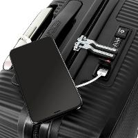 Mala American Tourister Curio Open Front Preta Pequena - 5