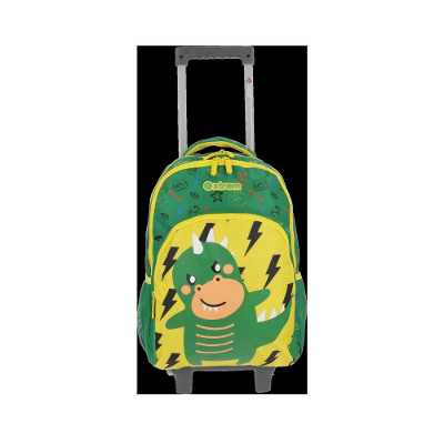 Mochila de Rodinha Lincoln Dino Verde