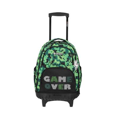 Mochila de rodinha Cross 2.0 Verde Pixels